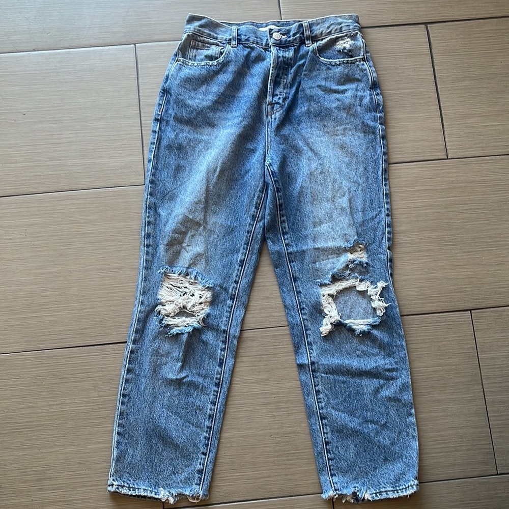 Pacsun high rise straight jeans